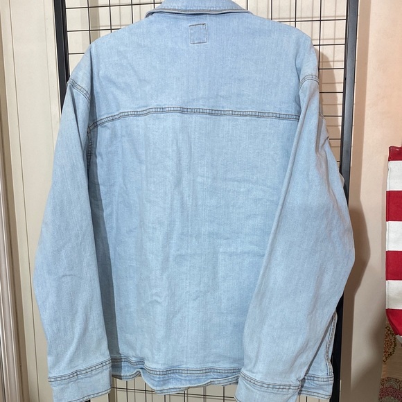 Vans Light Blue Denim Jacket XL Oversized - Picture 7 of 7